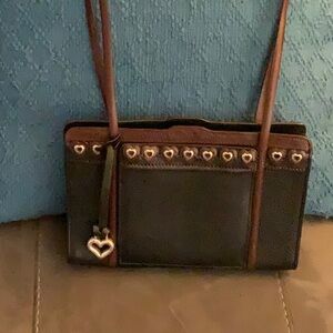 NWOT Brighton Brown Heart-Embellished Women's Bag
